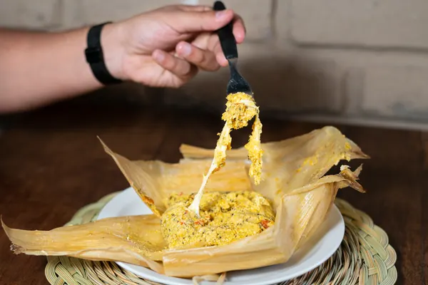 Humitas en chala